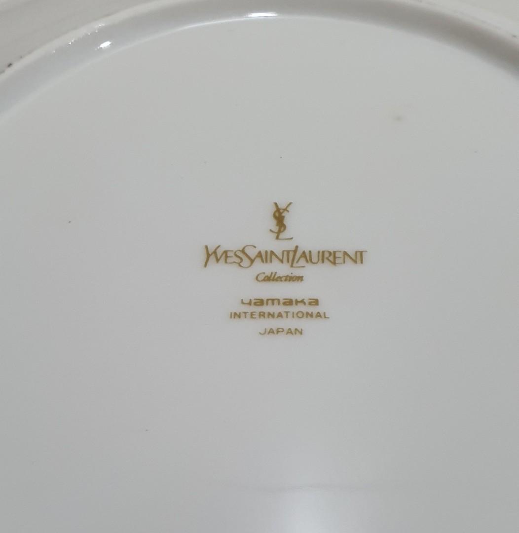 YSL plates set, Furniture & Home Living, Kitchenware & Tableware