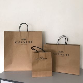 Coach paper bag original shop