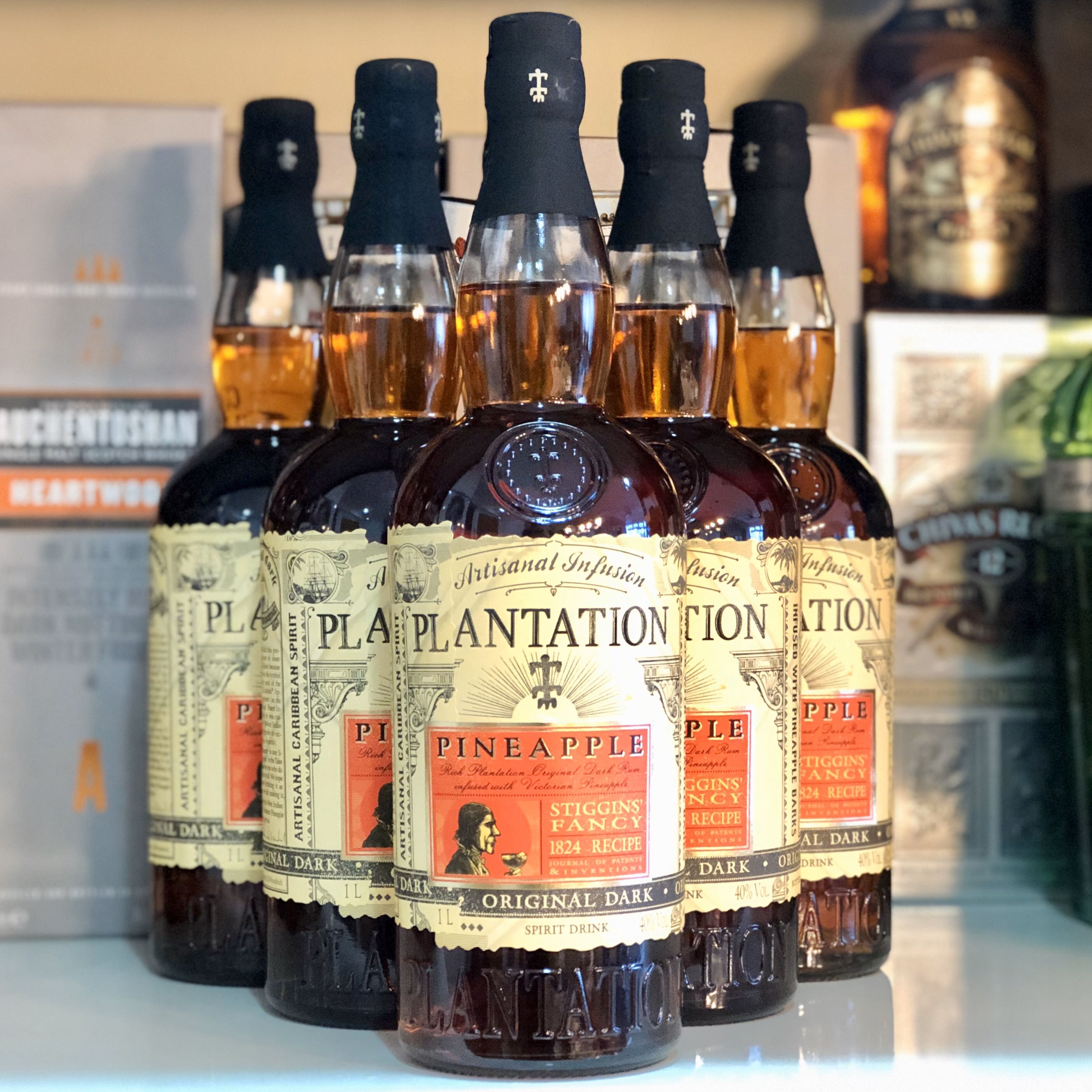 1l Plantation Pineapple Fancy Stiggin S Rum 1000ml Food Drinks Alcoholic Beverages On Carousell
