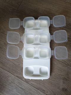 6nos Baby  puree storage containers (Baby cubes)