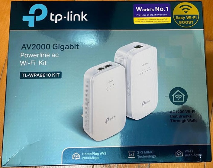 TL-WPA9610 KIT, Pack de 2 CPL AV2000 Gigabit + WiFi AC 1200