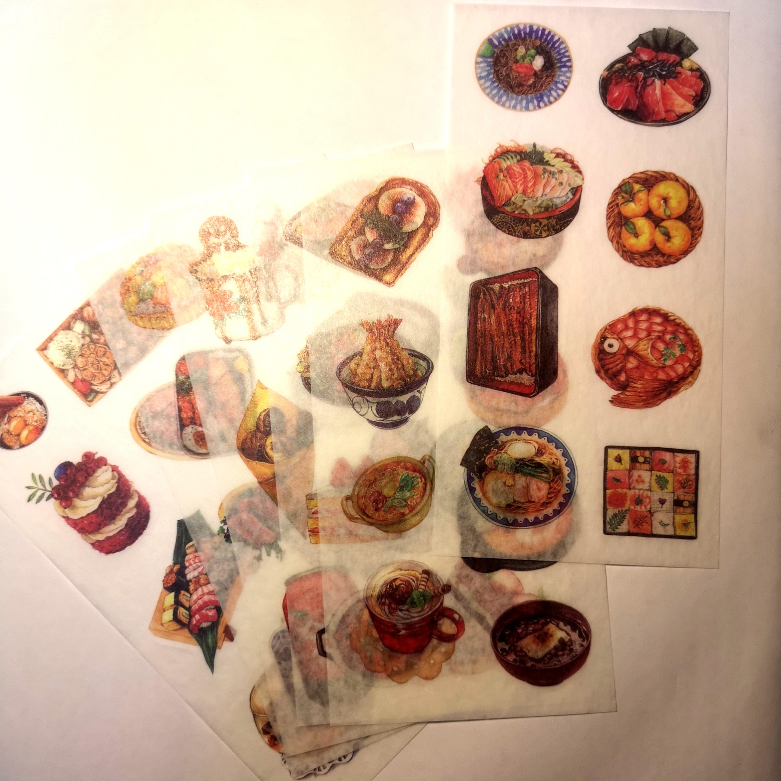 Aesthetic Food Sticker Sheets 6pc For Bujo Books Stationery Stationery On Carousell Image uploaded by pleasing tt eye. sgd