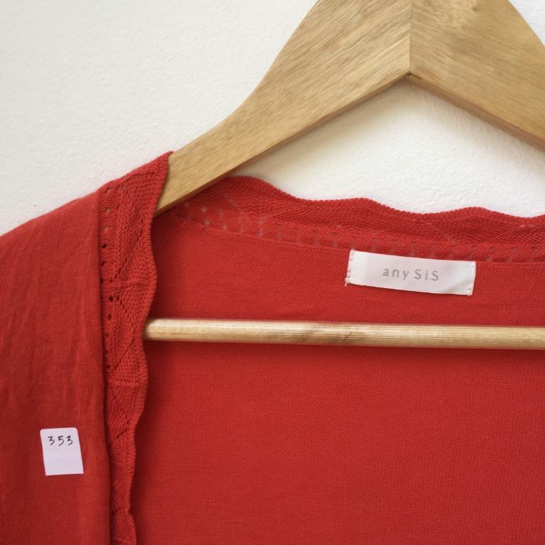 Any Sis Red Crop Top Women S Fashion Women S Clothes Tops On Carousell