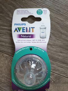 Avent Teats (wide neck natural) -1pc
