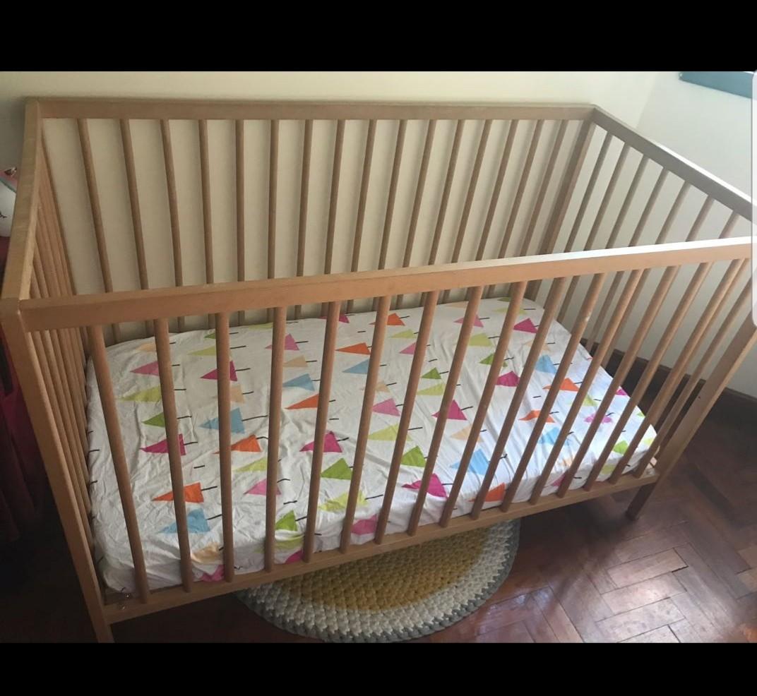 Baby Cot and Change table, Free Items on Carousell