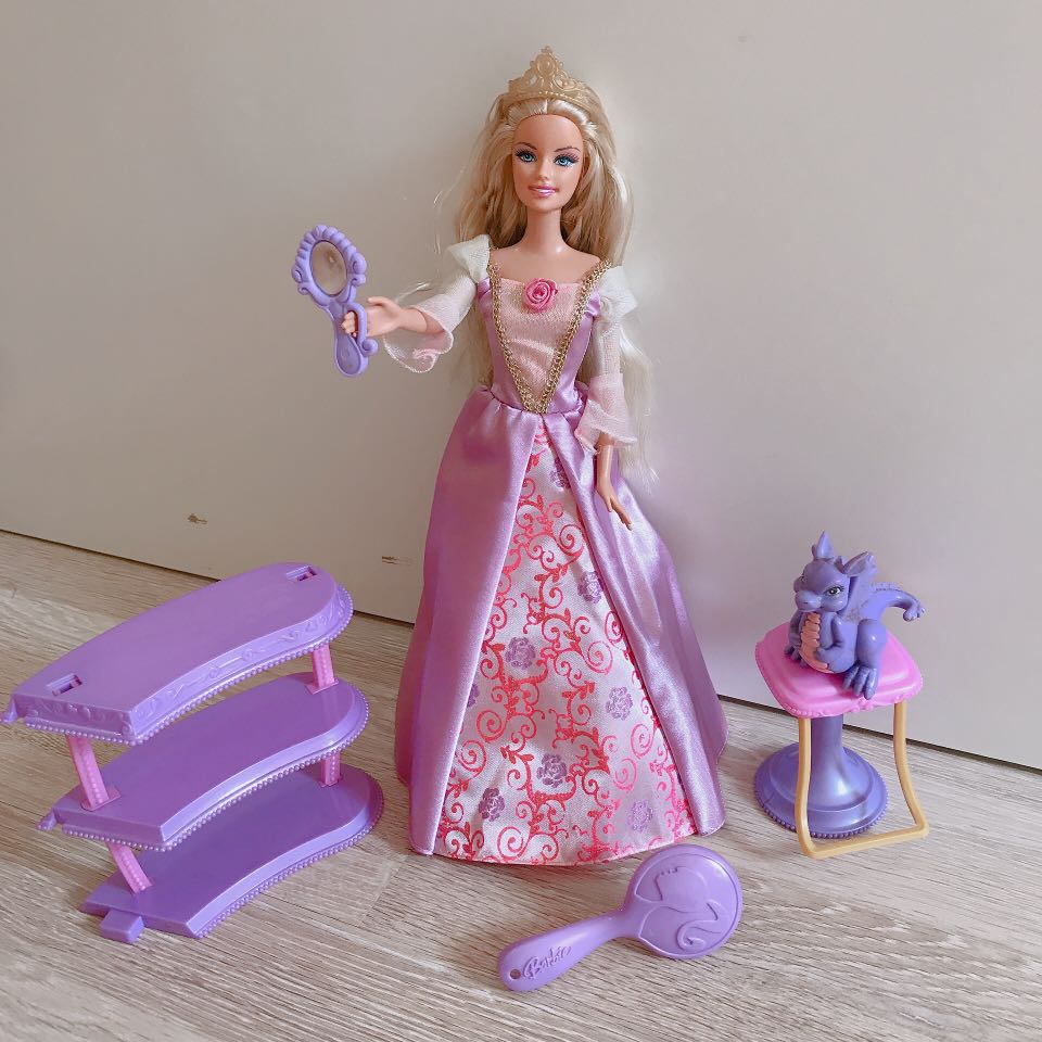 Rapunzel barbie doll set on sale