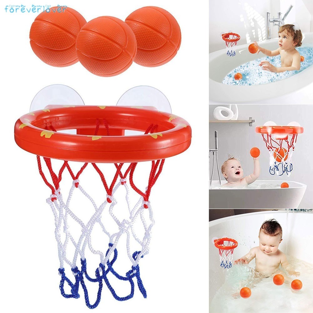 Bath Toys Kids Basketball Hoop Bathtub Water Play Set For Baby