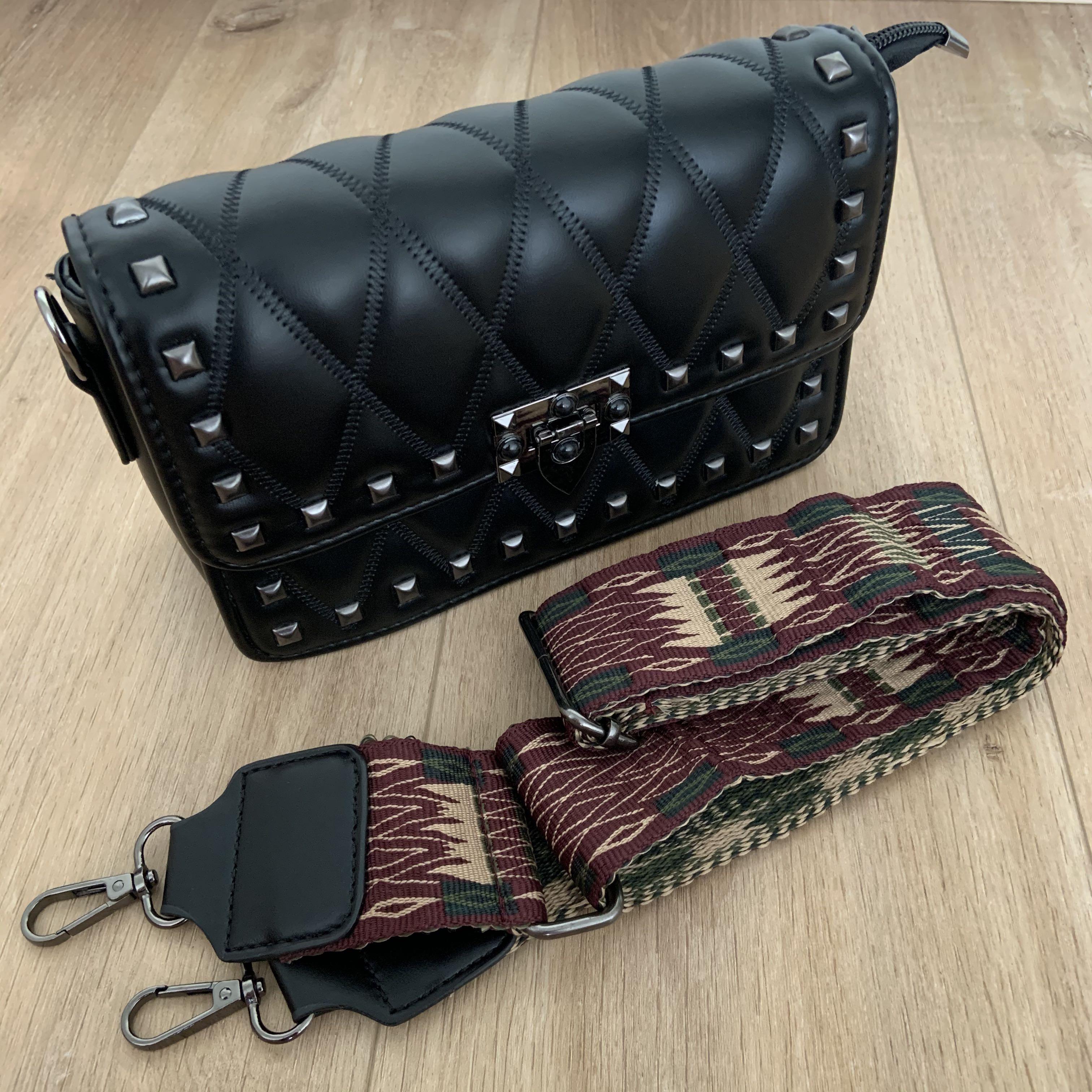 Quilted sling bag top