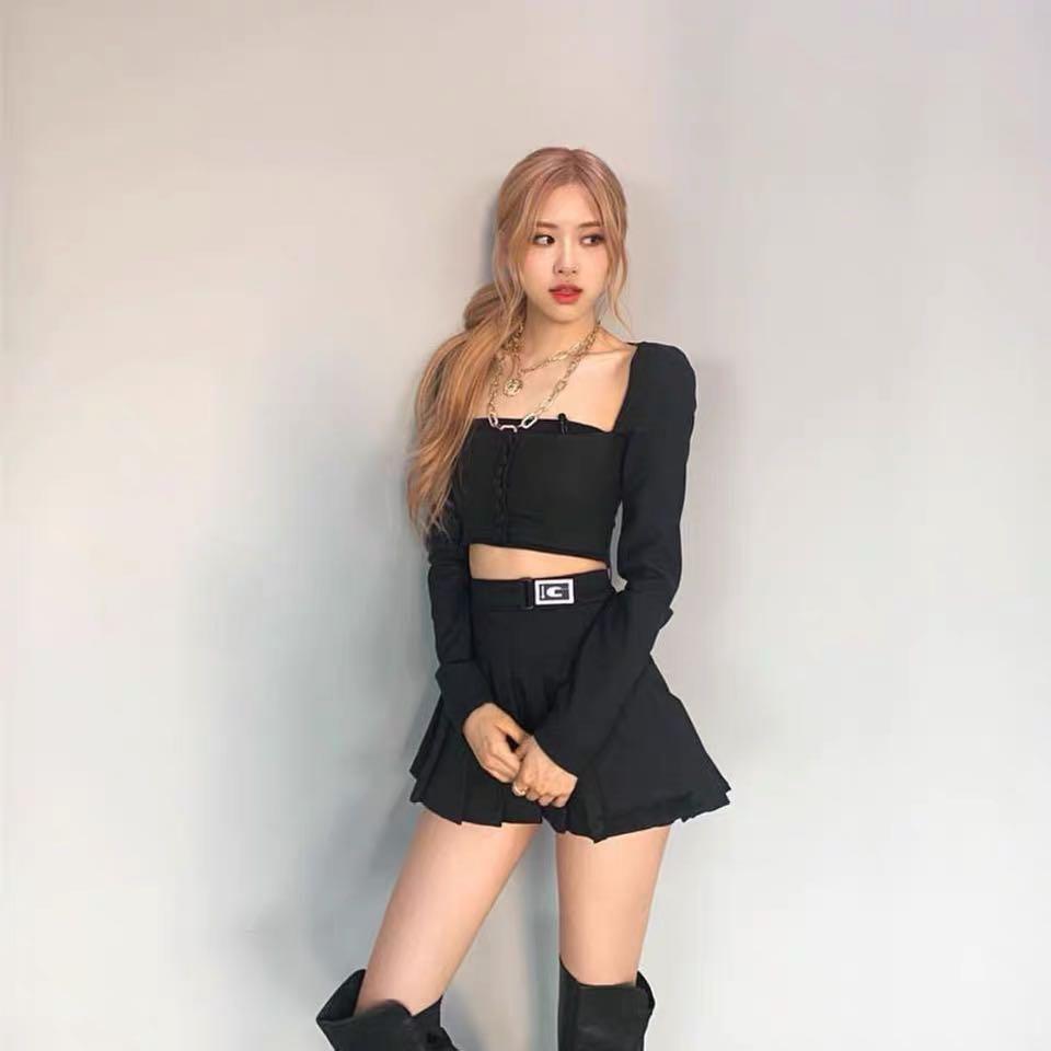 Blackpink Rose Stage Outfit Top Entertainment K Wave On Carousell I got all these items from taobao and they were all only $15 each for the whole outfit!! blackpink rose stage outfit top