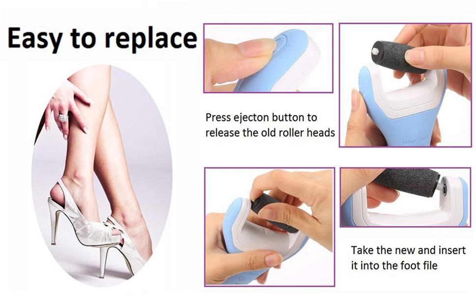 Dr Foot Callus Remover Gel Helps to Remove Calluses and Corns - 100ml & Dr Foot Glass File Callus Remover | for Feet, Dead Skin, Callus Remover - Rose