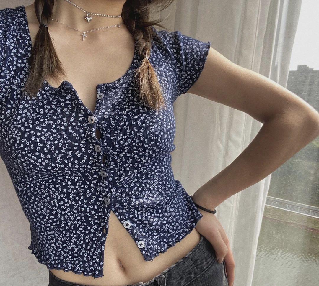 Zelly ruffle top clearance