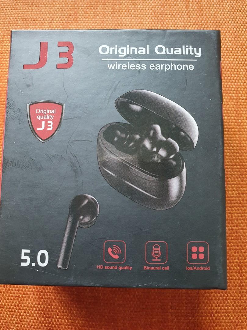 J3 original quality wireless earphone 5.0 store