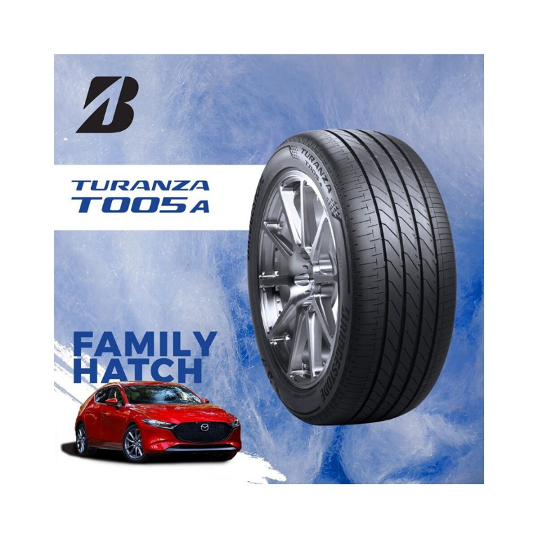 BRIDGESTONE TURANZA T005A TYRES, Car Accessories, Tyres & Rims on Carousell