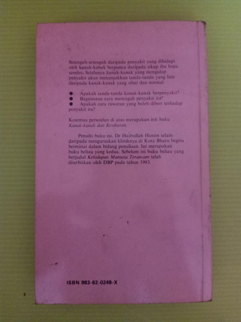 Buku Lama Kesihatan Kanak Kanak Dbp 1988 Books Stationery Books On Carousell