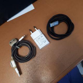 Charger Samsung Original + Kabel Aukey