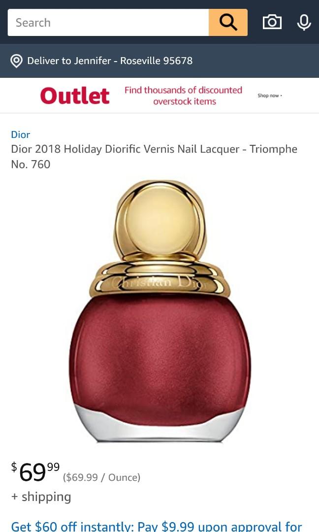 dior triomphe nail polish