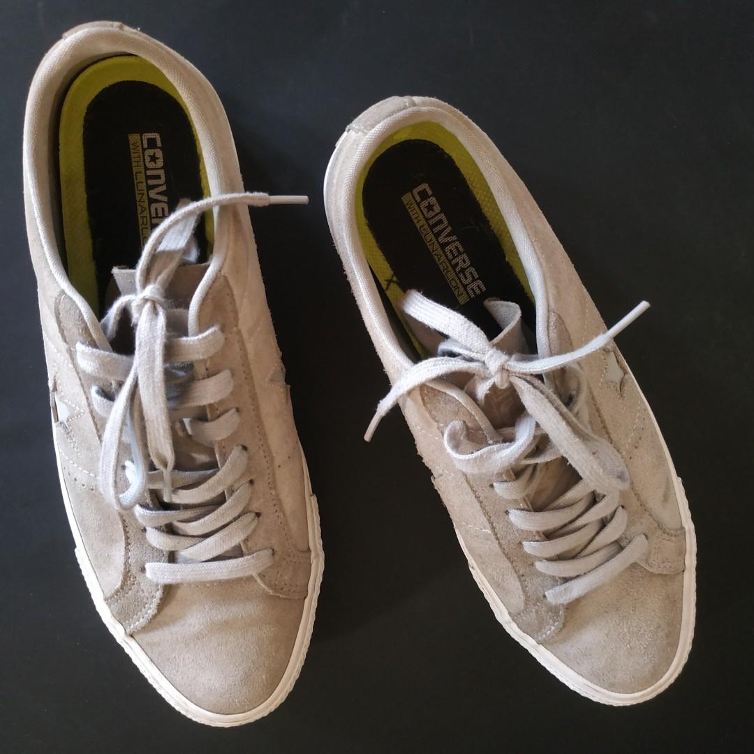 Converse one sales star ash grey