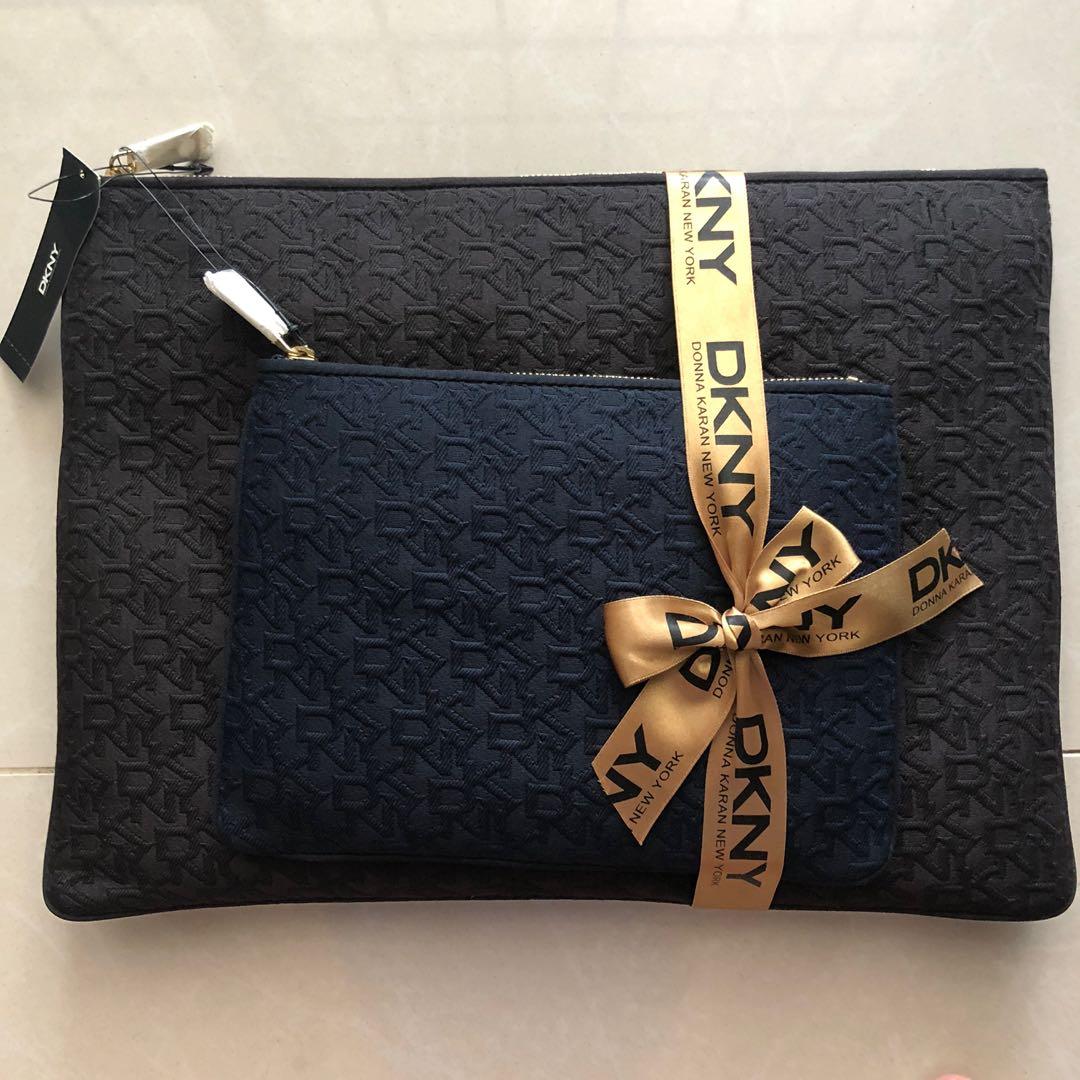 dkny black clutch bag