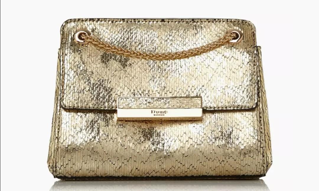 Dune gold bag hotsell