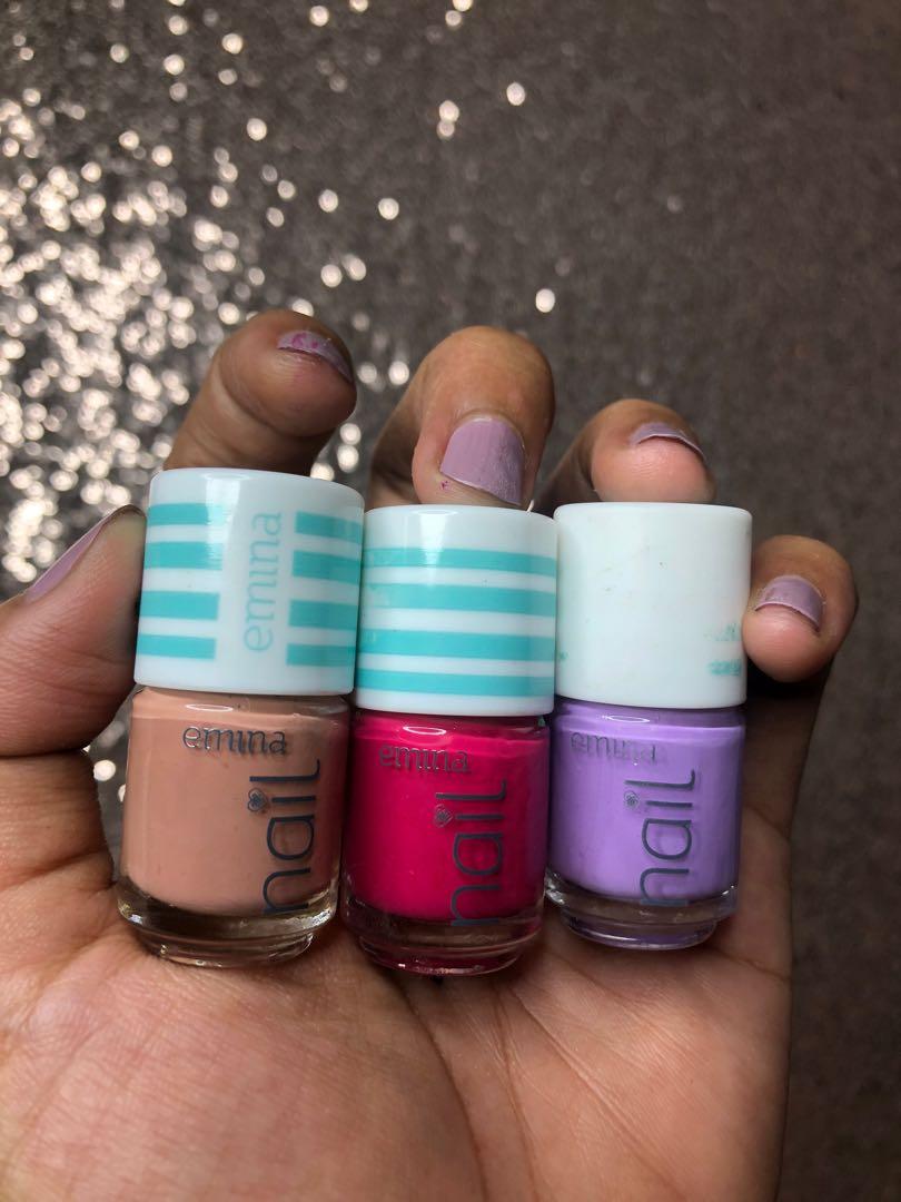 Emina Nail Polish Kutek Waterbased Bisa Utk Solat Kesehatan Kecantikan Parfum Kuku Lainnya Di Carousell