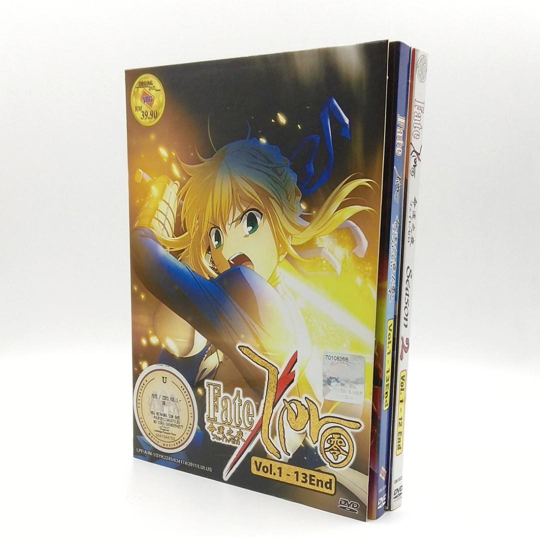Fate Zero 命運之夜 Season 1 2 2 Sets Anime Dvd Music Media