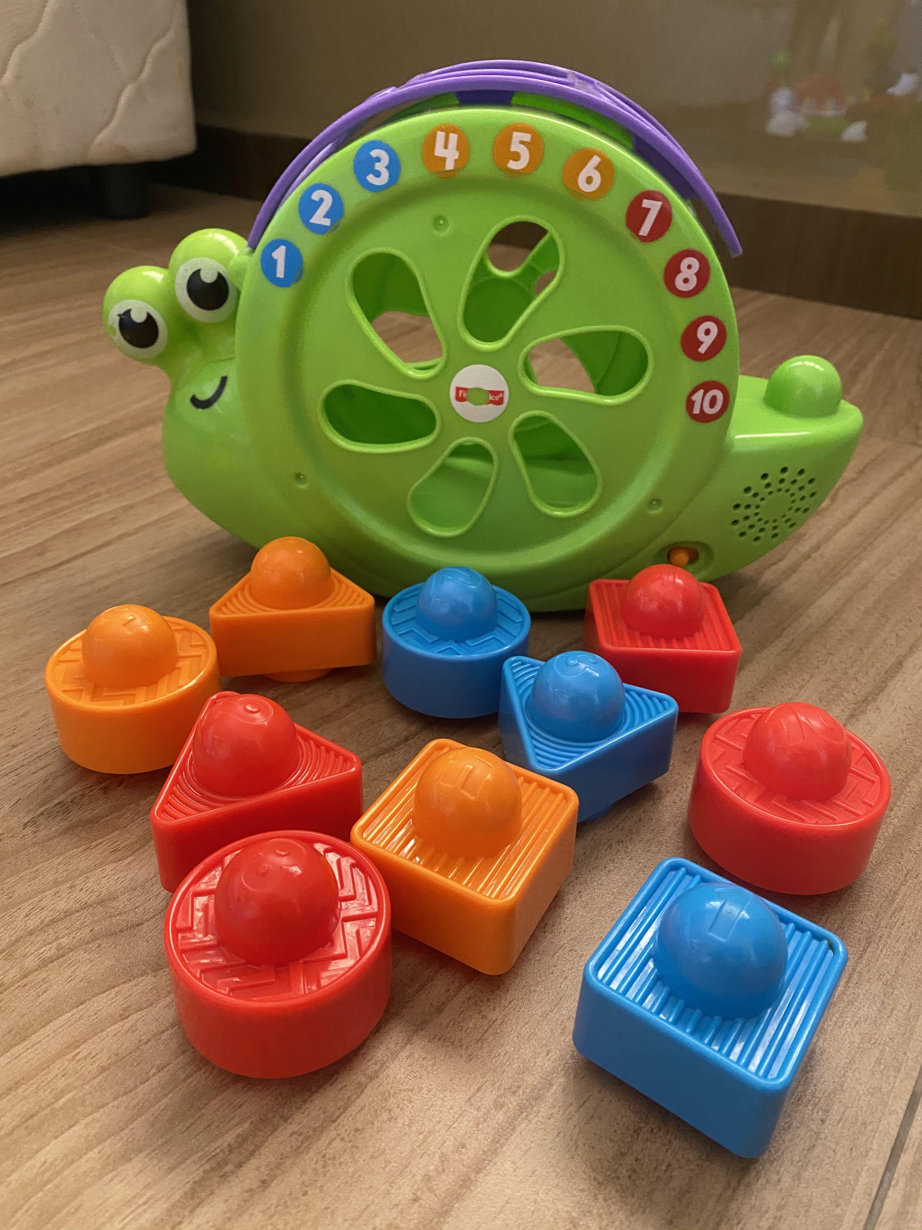 fisher price rock and sort snail