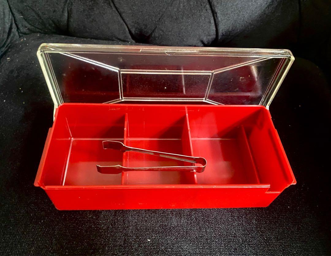 🔥Sale! Garnish Plastic Divider with Tong (Category: Home Improvement Tools & Accessories) located in Paranaque City. Submitted by sfairyboutique (Listing ID 1006690739, Image 1). Description: Garnish Plastic Divider with Tong L8.5 x W4 x H3inches 🧚‍♀️P280 sale P250 .