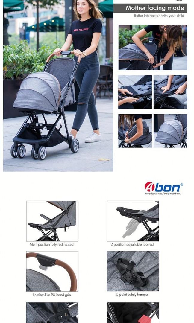 Abon Genius Compact Stroller 2024 elgincountymidwives