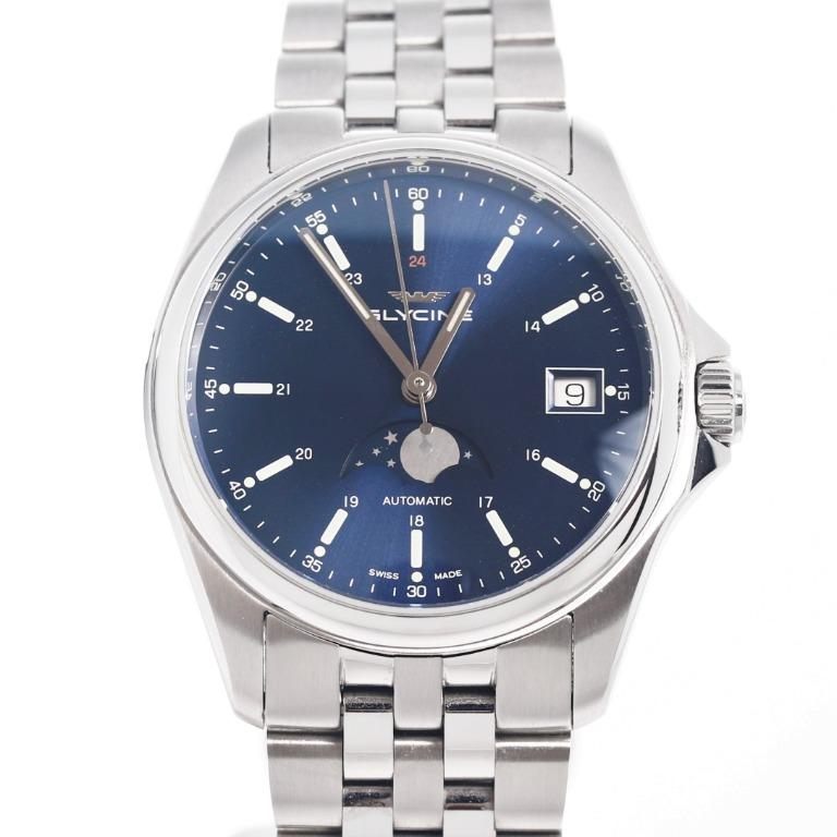 Glycine moonphase 36mm shop