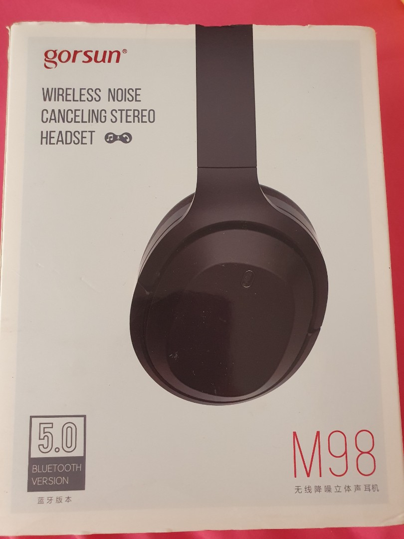 reserve ) Gorsun Active Noise Cancelling Headphones with 55 Hours Playtime,  Bluetooth 5.0 Wireless Over Ear Headset with Hi-Fi Deep Bass, Bluetooth ANC  Headphones with CVC 8.0 Mic, Audio, Headphones \u0026 Headsets on Carousell