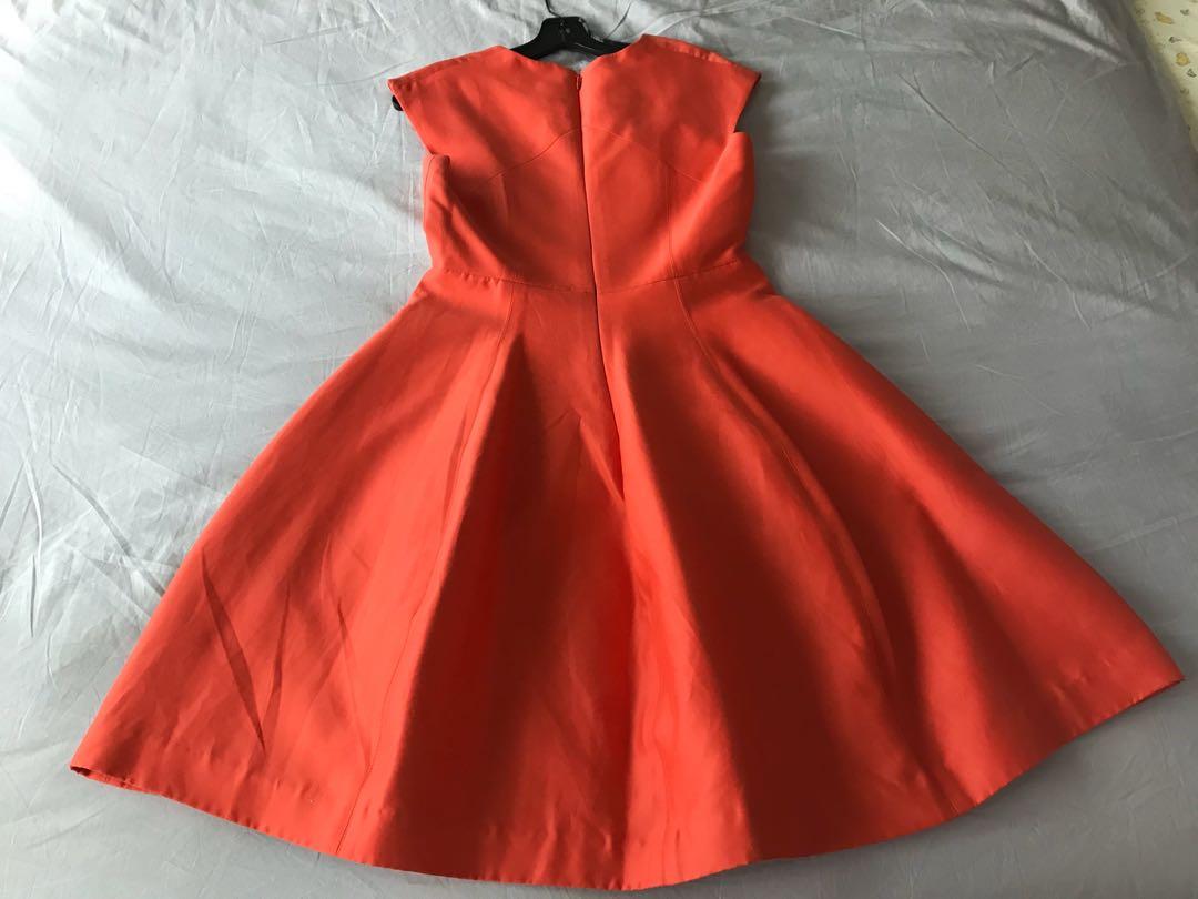 Halston heritage red dress 2025
