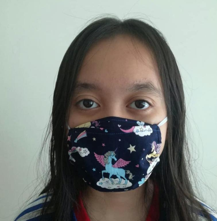 Handsewn Children S Mask Filter Pocket Unicorn Everything Else