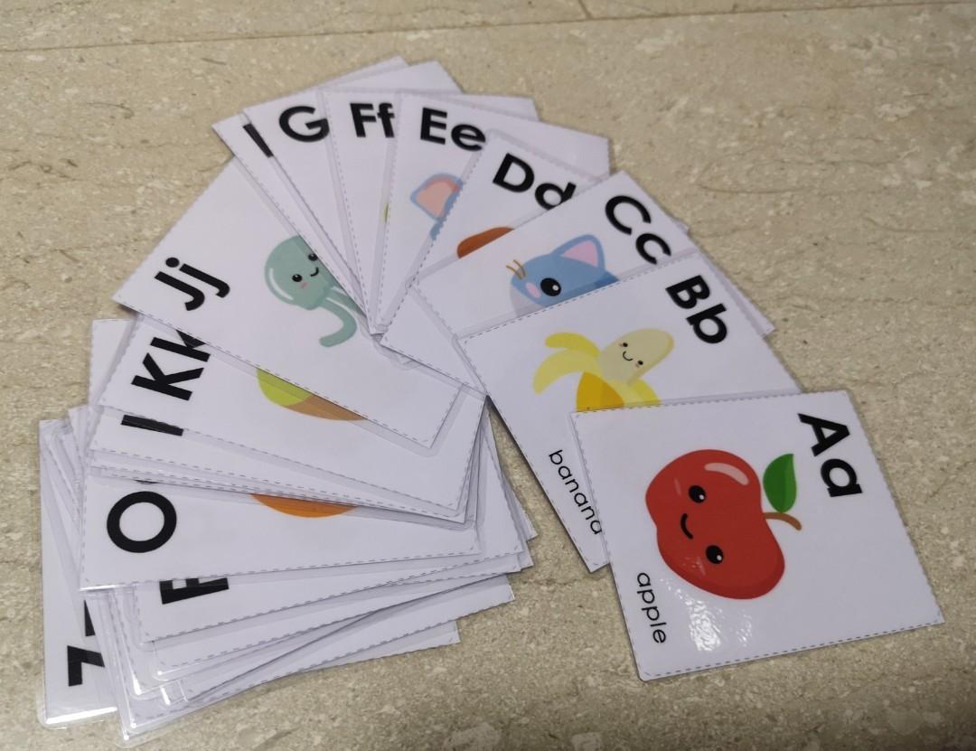 Homemade Laminated Flashcards, Hobbies & Toys, Books & Magazines