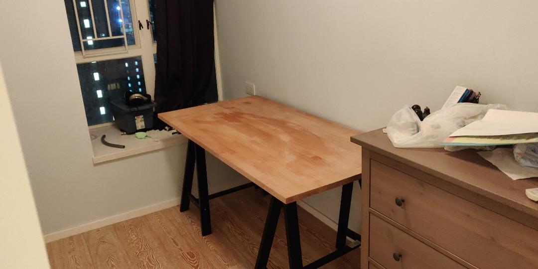 Ikea Gerton Table/Desk, 傢俬＆家居, 傢俬, 桌子 Carousell