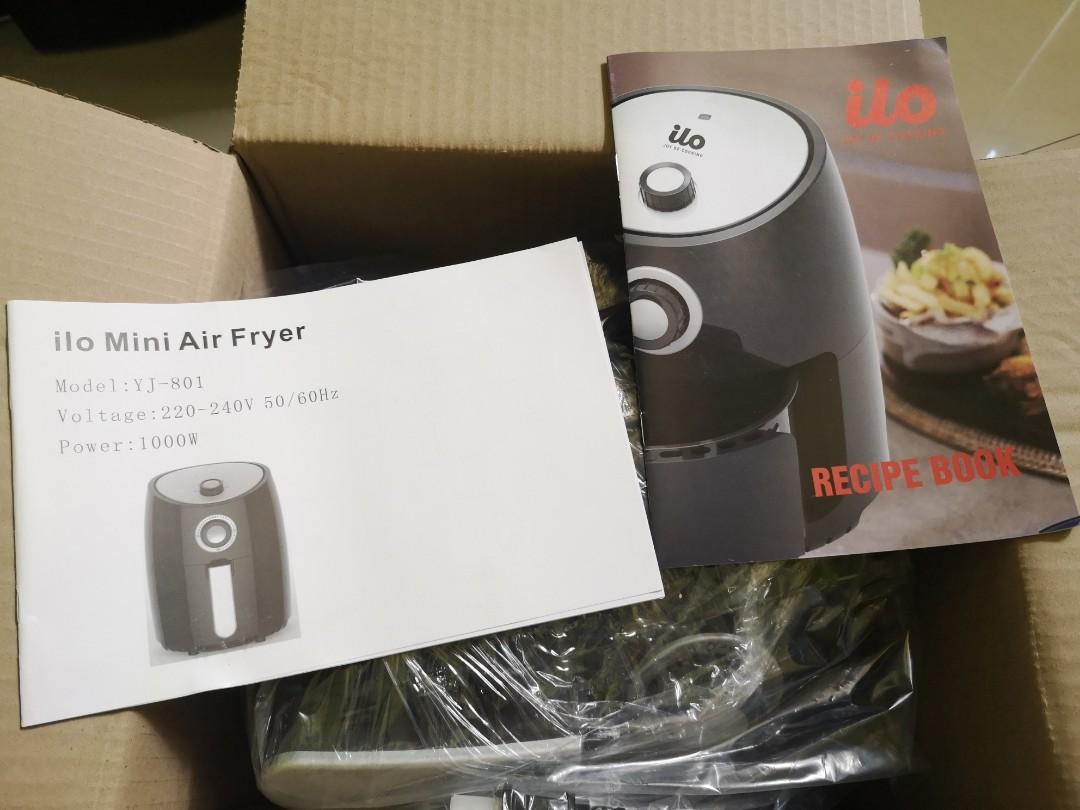 Ilo Mini Air Fryer, TV & Home Appliances, Kitchen Appliances, Fryers on ...