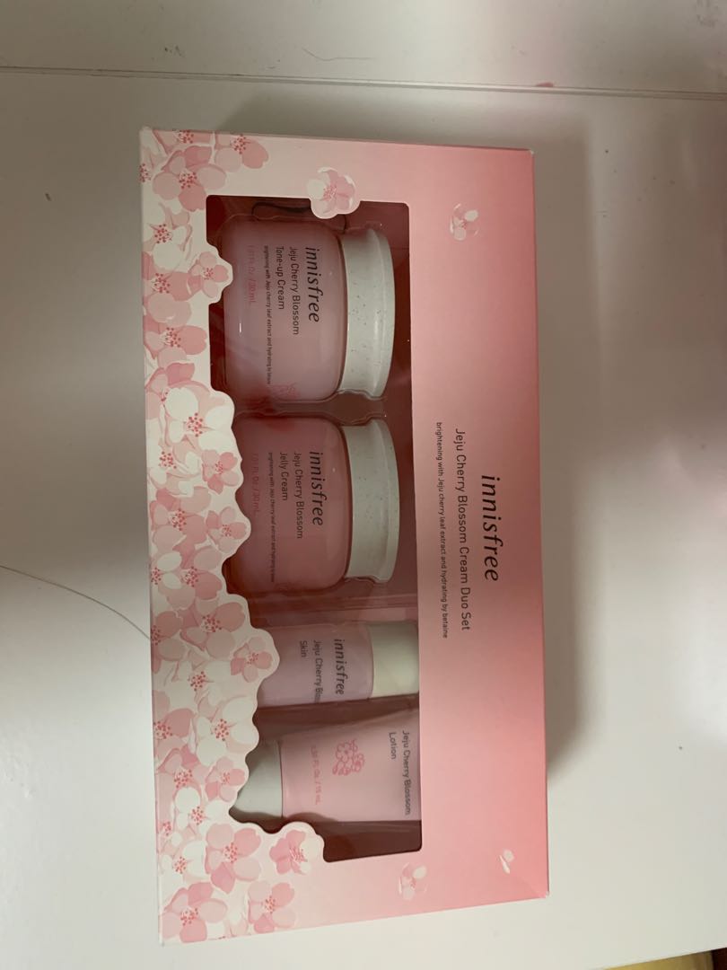 Innisfree Cherry Blossom set, Beauty & Personal Care, Face, Face Care on Carousell
