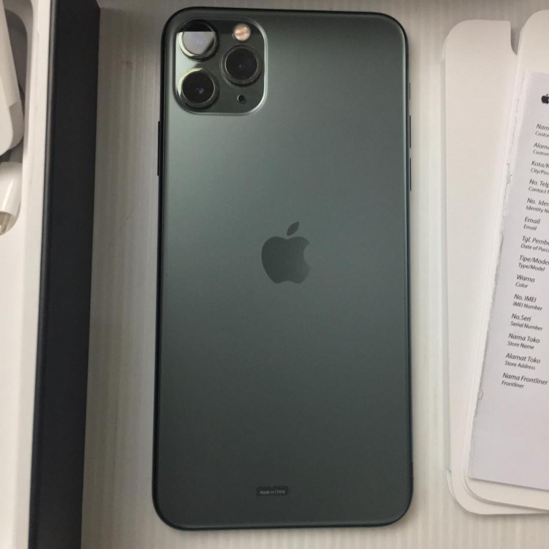 Iphone 11 Promax 256gb Green Super Ultra Mulus Ibox Telepon Seluler Tablet Iphone Iphone 11 Series Di Carousell