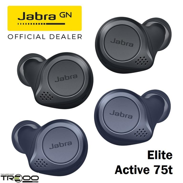 Jabra elite active 75t microphone top