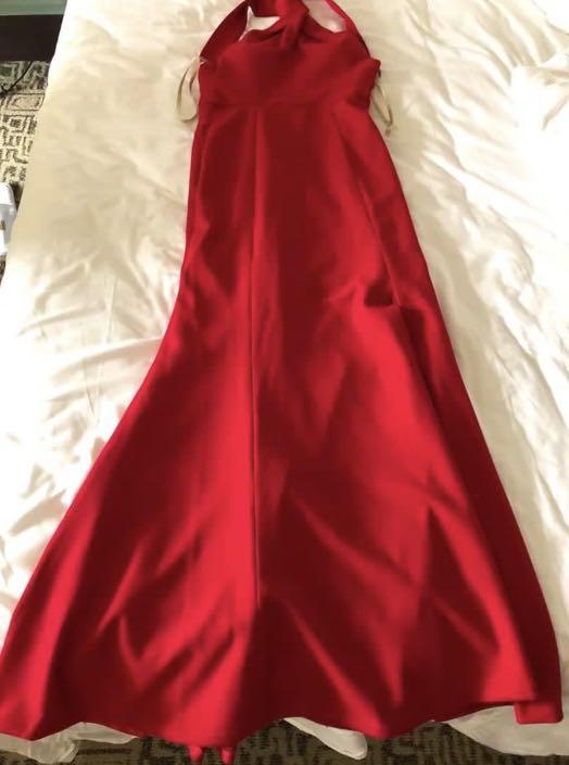 Jenny yoo kayleigh red wedding gown