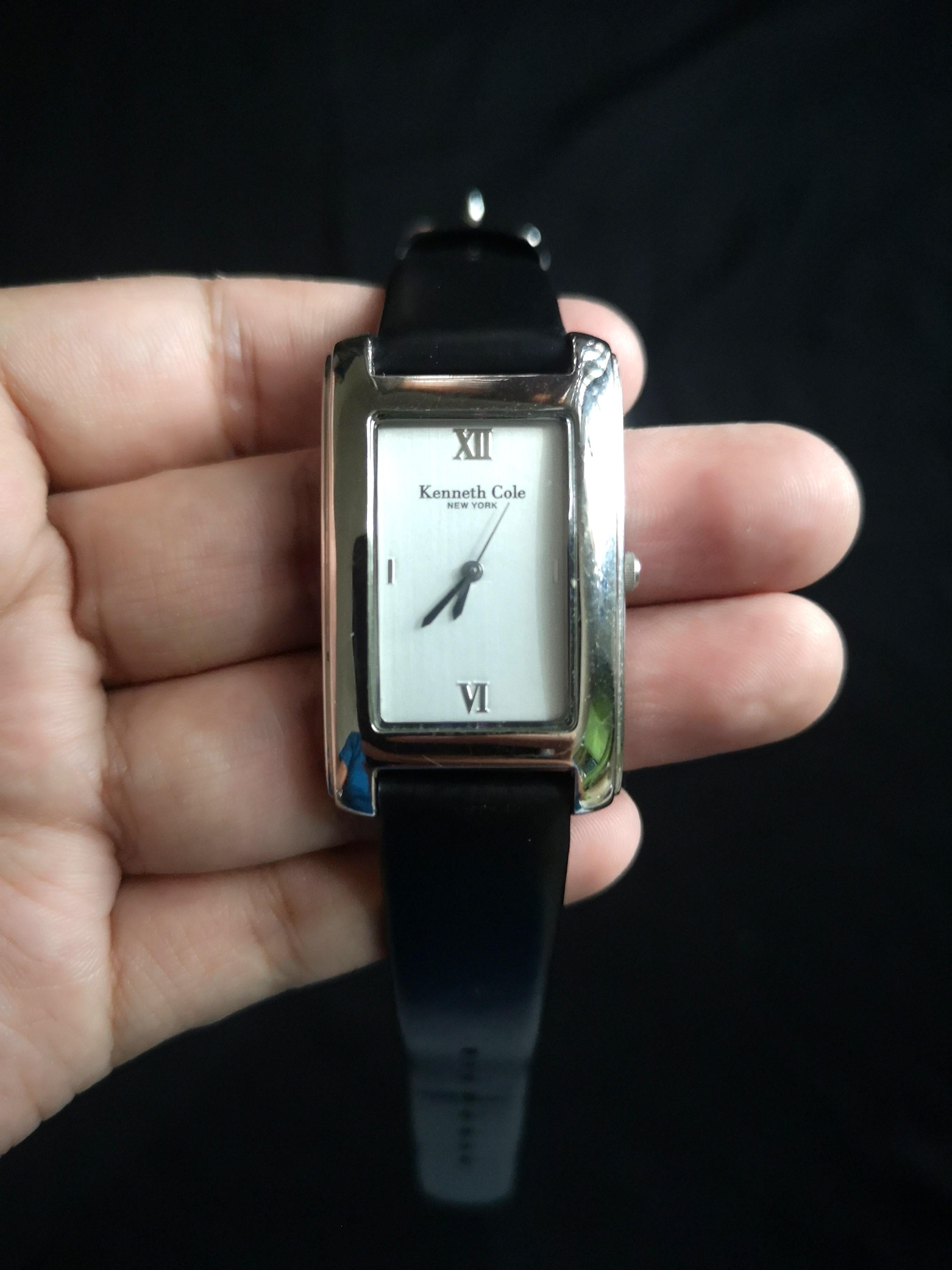 Kenneth Cole Leather Watch Women s Fashion Watches Accessories