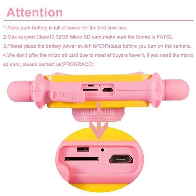 Kids Camera Creative Camera 1080P HD Video Recorder Digital Action Camera  Camcorder for Boys Girls Gifts 2.0” LCD Screen with 4X Digital Zoom and  Funny Game, Photography, Video Cameras on Carousell