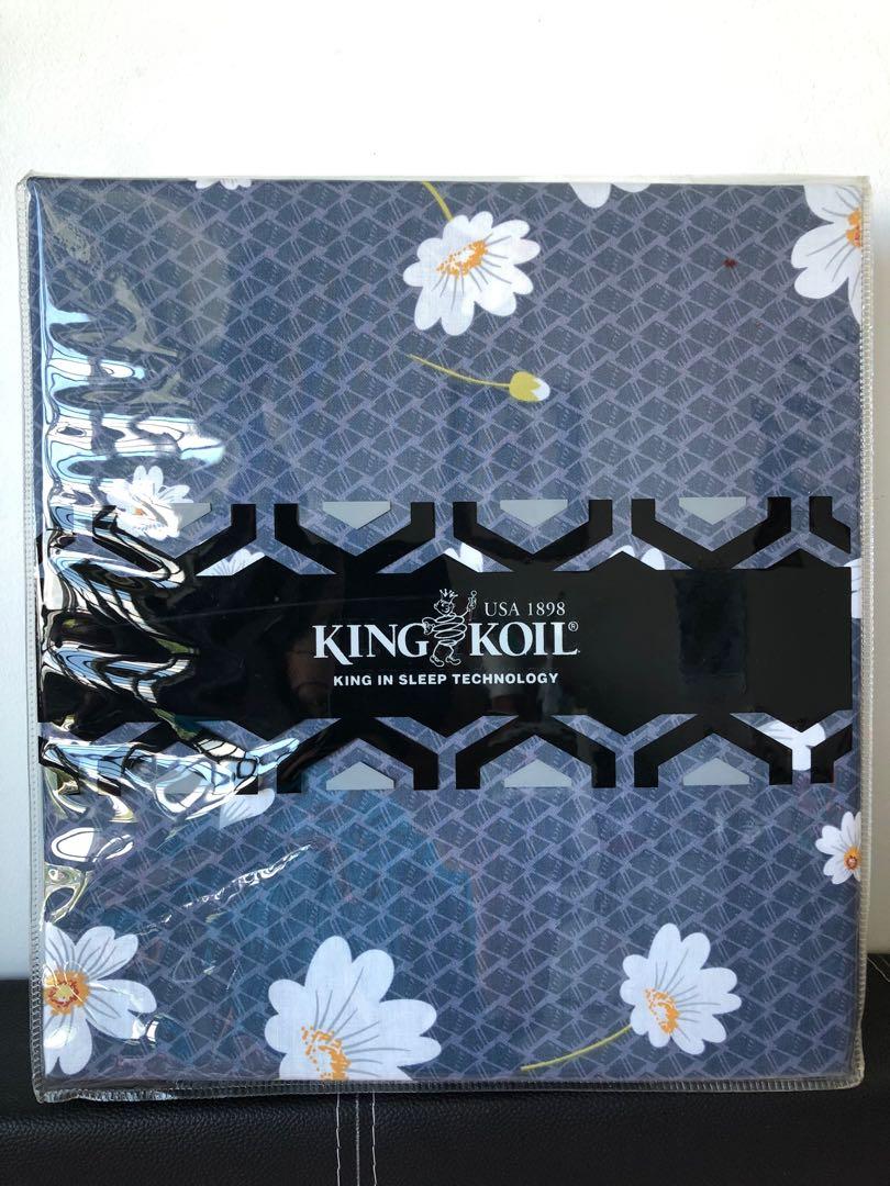 King koil super single bed sheet, Furniture, Beds ...