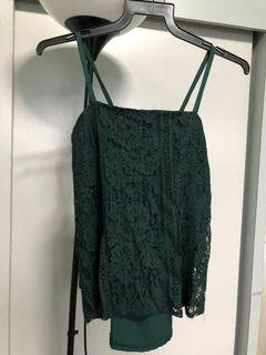 Lace spag top