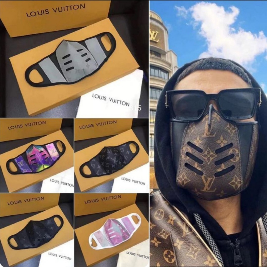 SNEAKERMASK Louis Vuitton Leather Mask