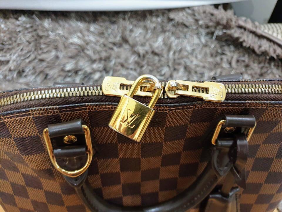 Louis Vuitton Alma PM Damier Ebene with stamp JEW, Luxury, Bags & Wallets  on Carousell