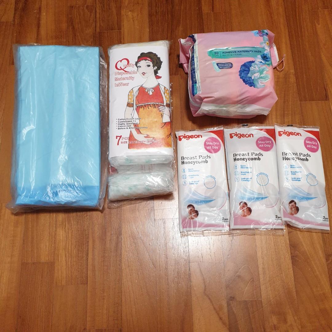 Brand new Pureen disposable panties 5pcs, Babies & Kids, Maternity Care on  Carousell