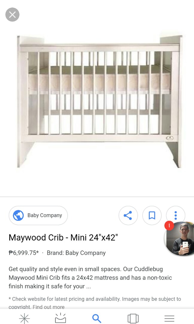 cuddlebug maywood crib