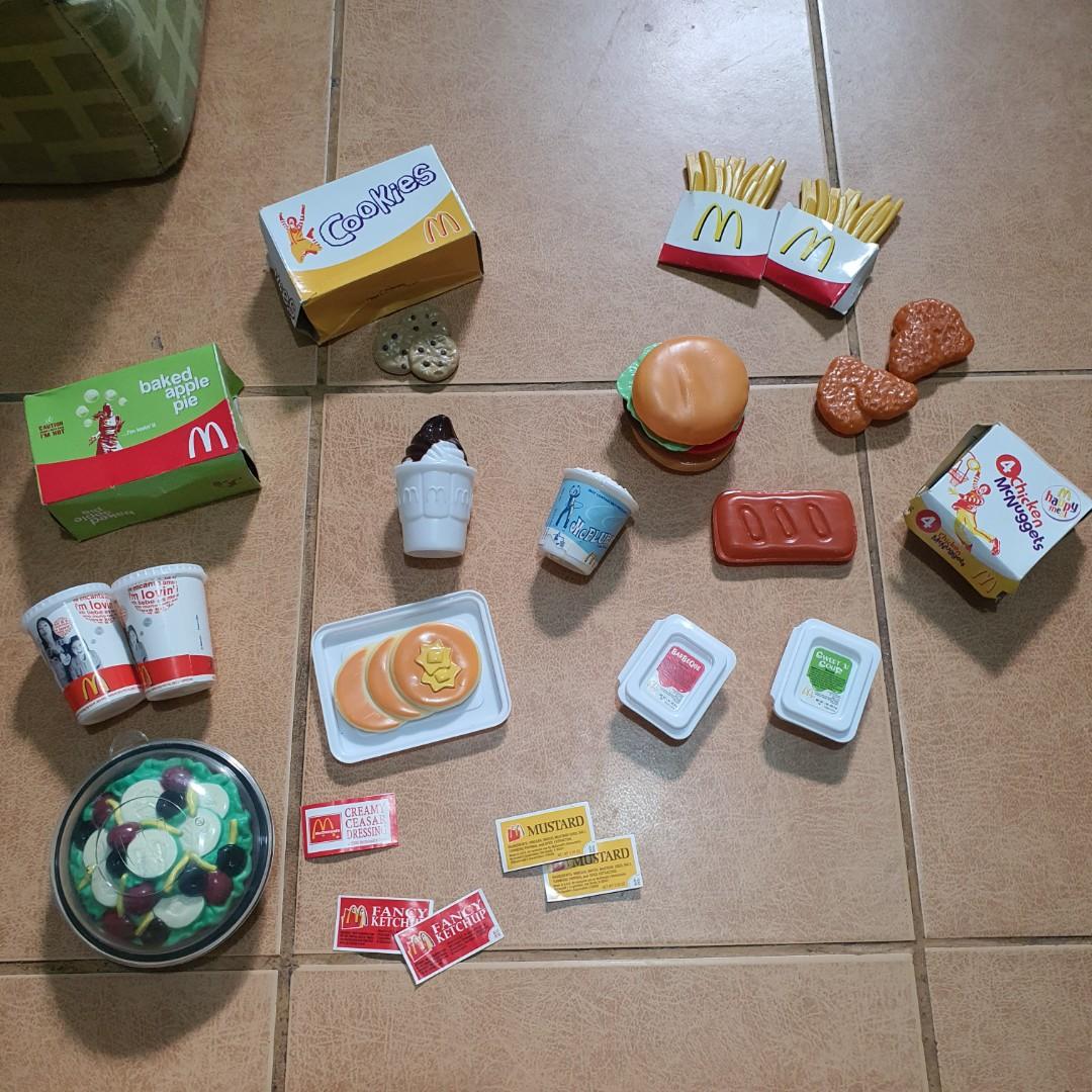 McDonalds Play Food Set Vintage, Hobbies & Toys, Toys & Games on Carousell