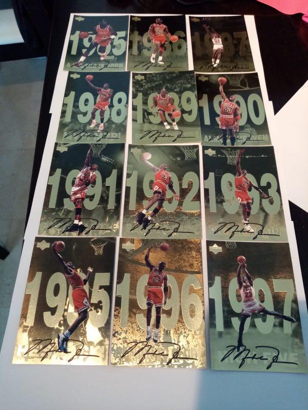 1998 upper deck michael jordan set of 12 Clearance