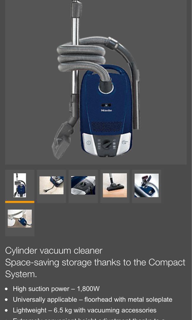 Miele Compact C2 Powerline Vacuum Cleaner, TV & Home Appliances, Vacuum